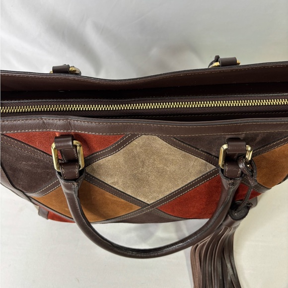 My‎ Choice Large Patchwork Leather Tote Bag - Picture 3 of 10